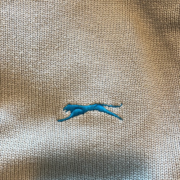 VTG Slazenger Brown knit sweater - Picture 3 of 4